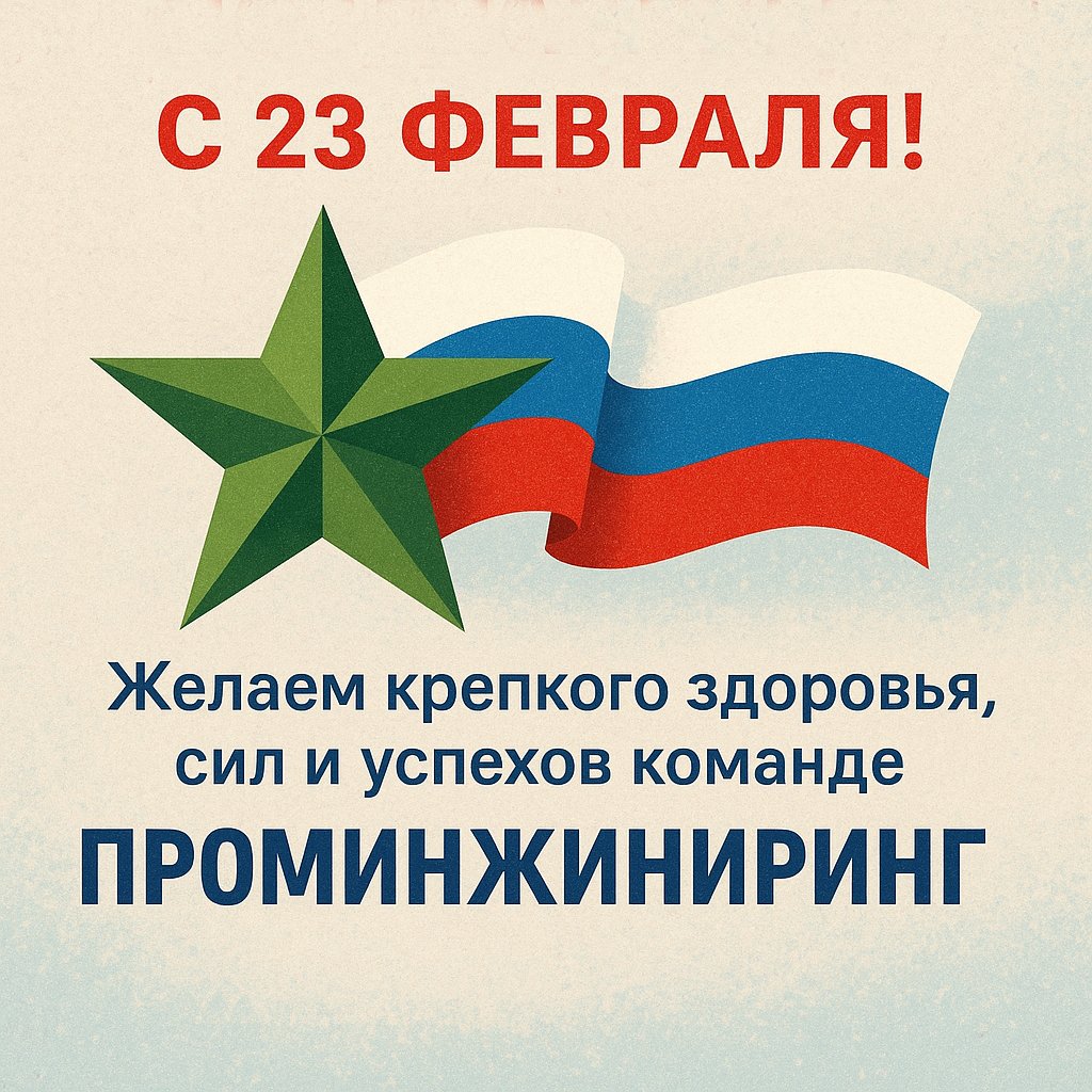 Поздравляем с 23 февраля